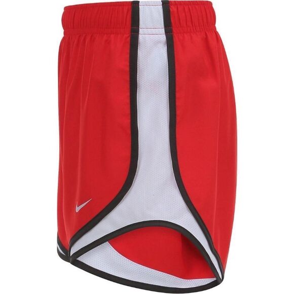 NIKE XL Tempo DRI-FIT Hot Red White Mesh Black Trim Athletic Running Shorts - Picture 6 of 14